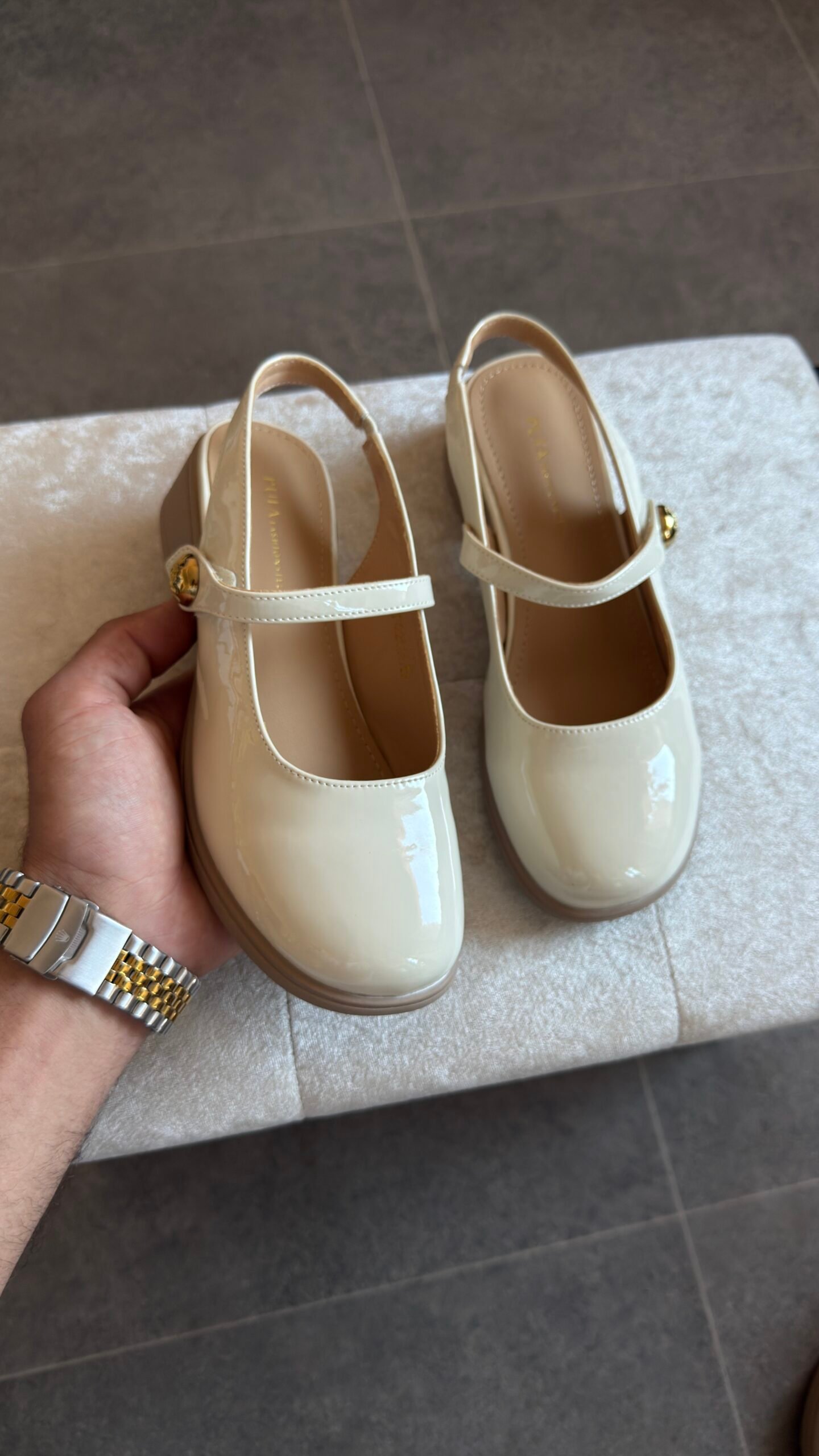 Escarpins Mary Jane Vernis