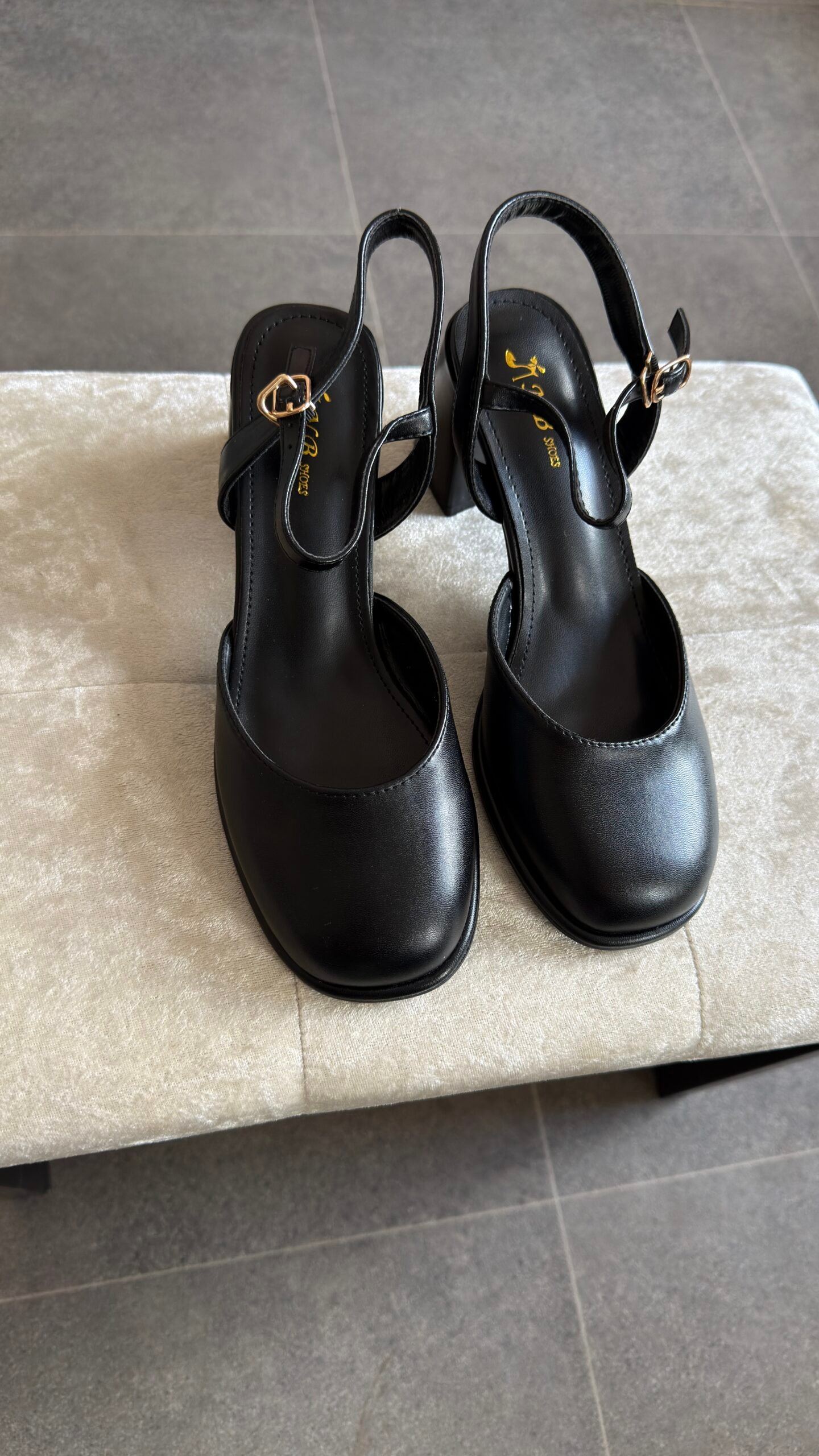 Slingback Talon Carré