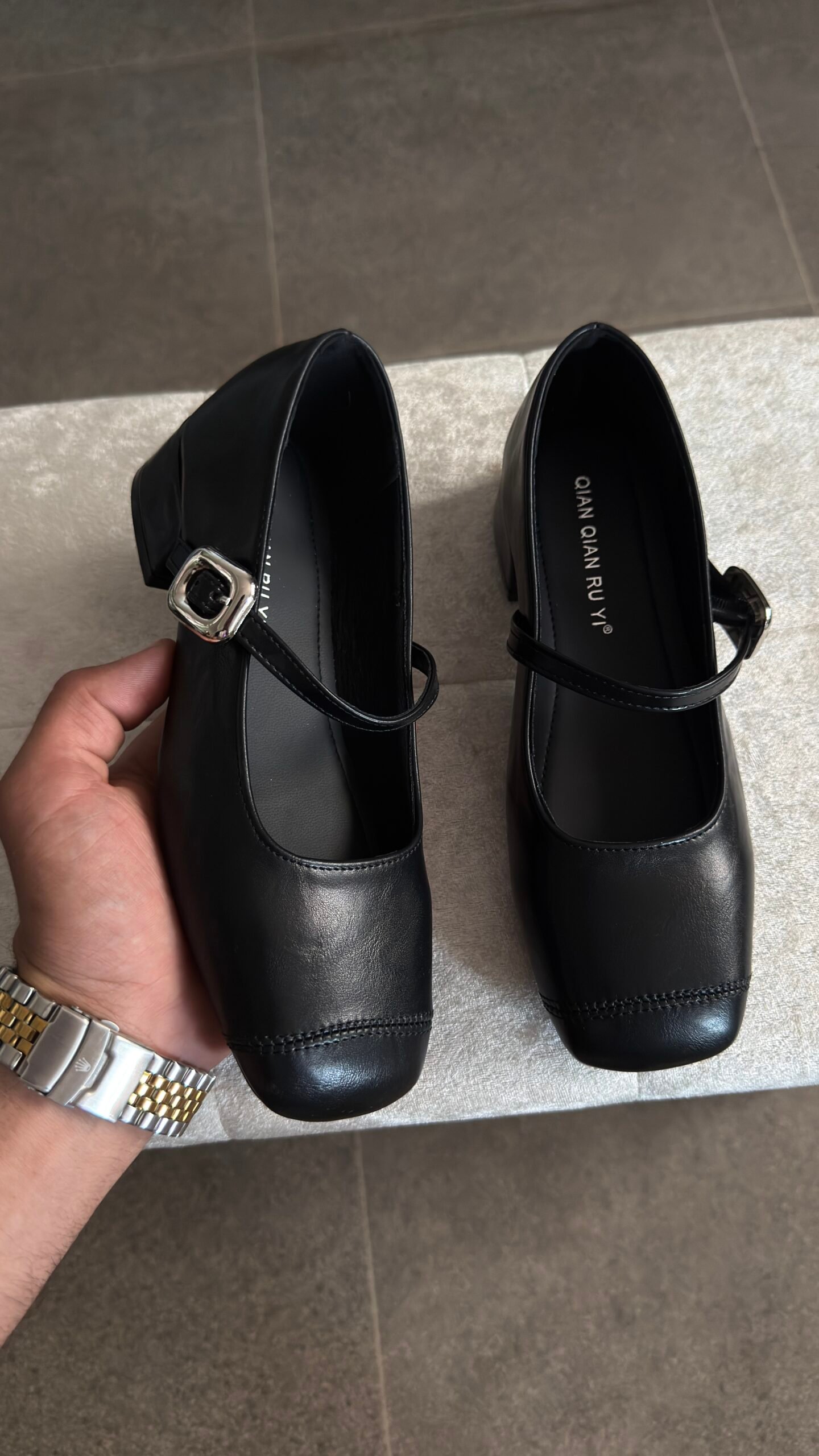 Mary Jane à talon bloc