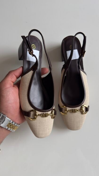 sandales slingback