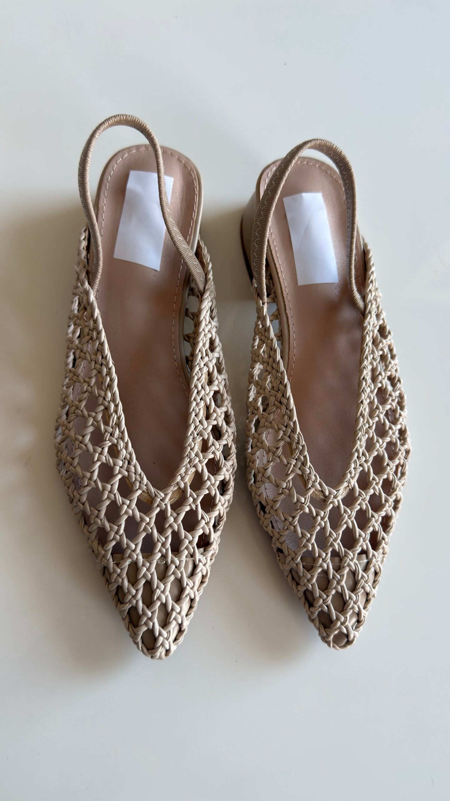 Escarpins Slingback Tressés