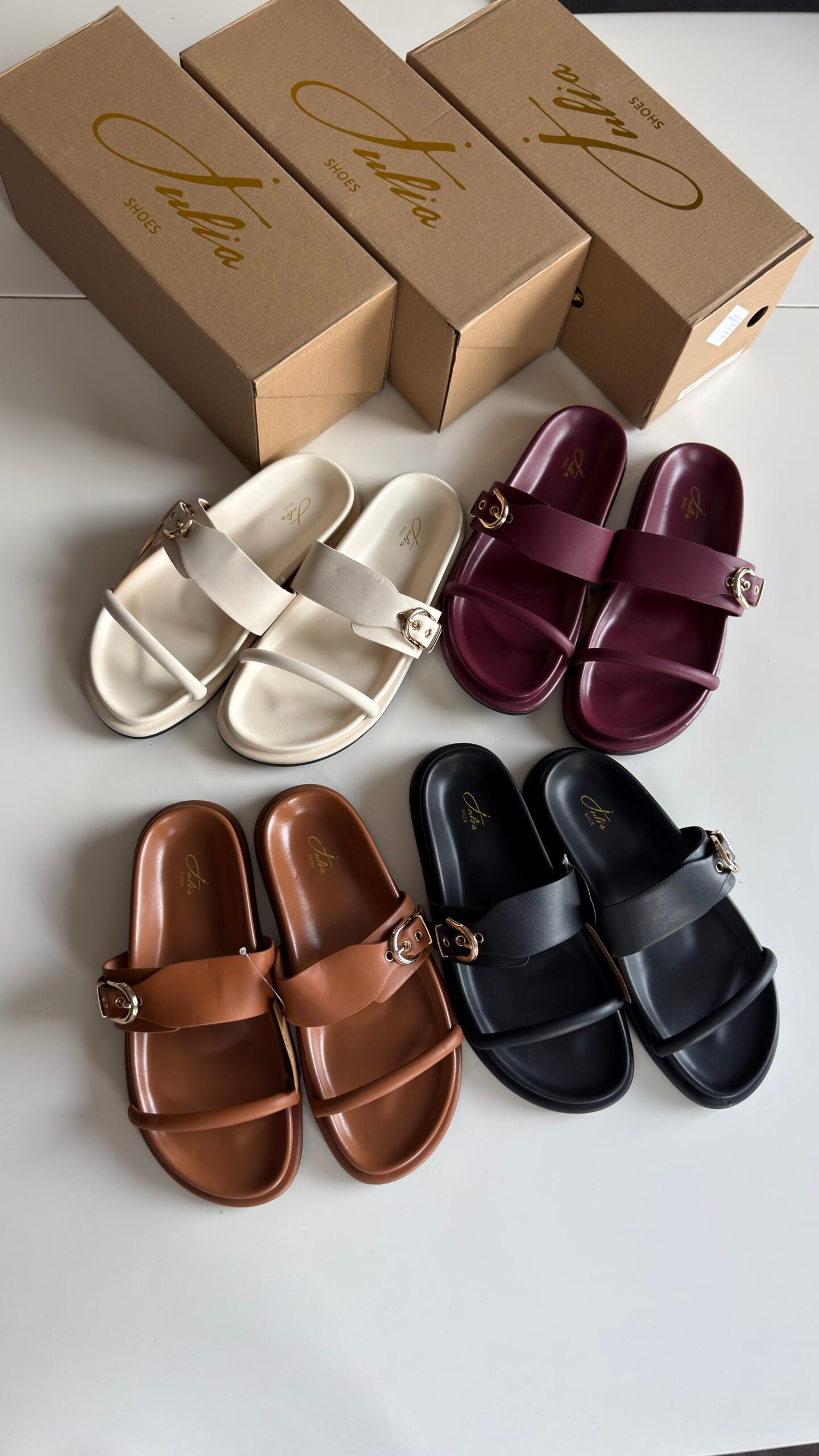 Mule boucle matte