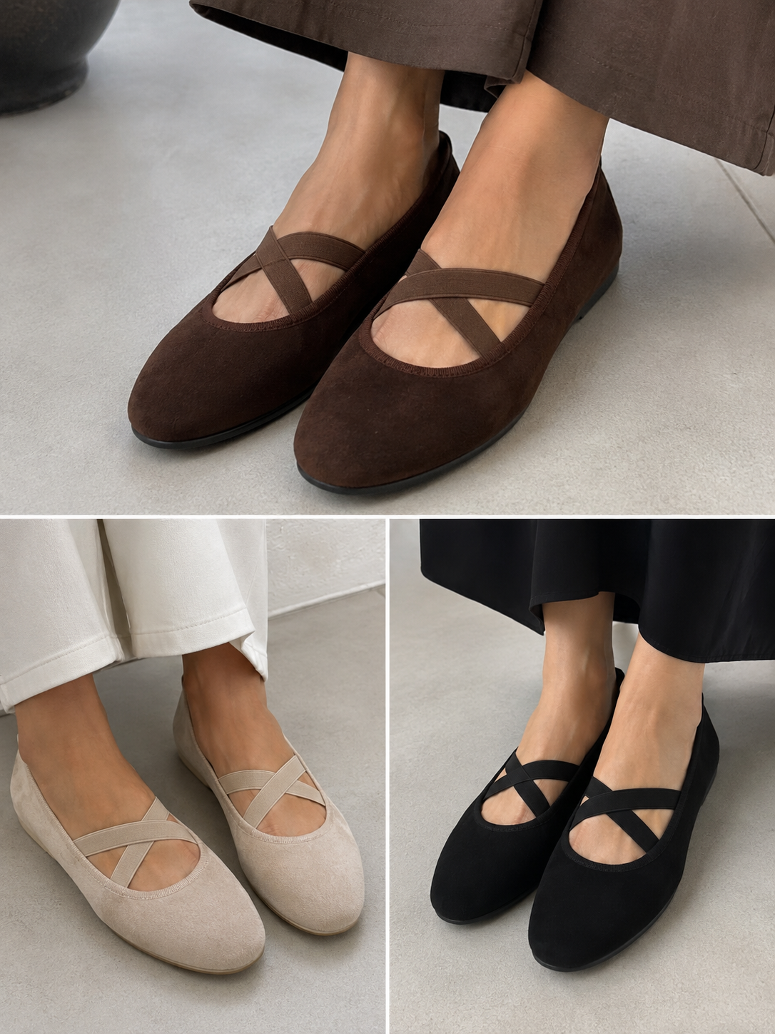 Ballerine Croisée